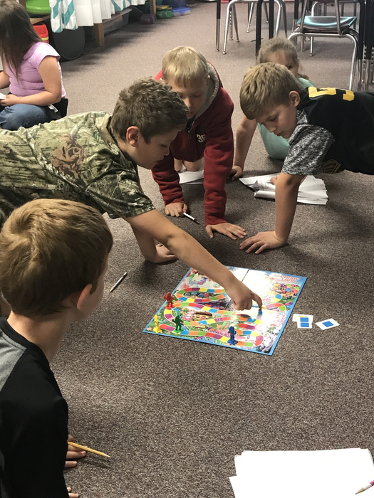 Mrs. Anderson's class added some fun to preparing for the MAP test, Candy Land!